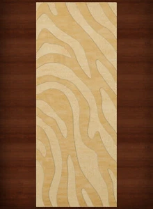 Yellow Swirls Lines Stripes Transitional Area Rug Animal Print DV2 - Picture 1 of 35
