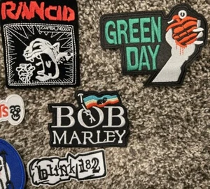 Rock Band Patches Lot of 9 Wholesale Iron-on Applique Heavy Metal Punk Music - Picture 1 of 4
