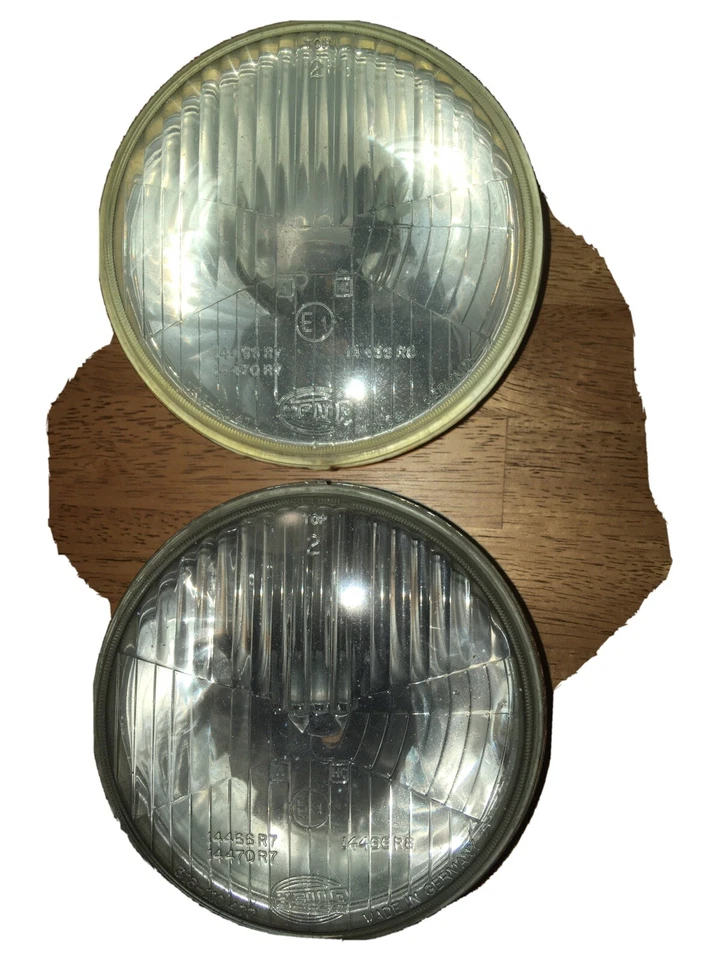 Hella H1 High Beam 135mm Headlights 5.75” Made In Germany - Image 1 of 4