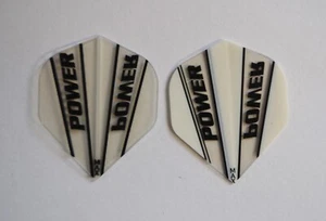 5 SETS OF McCOY POWER MAX STANDARD EXTRA STRONG DART FLIGHTS 150 MICRON - Picture 1 of 3