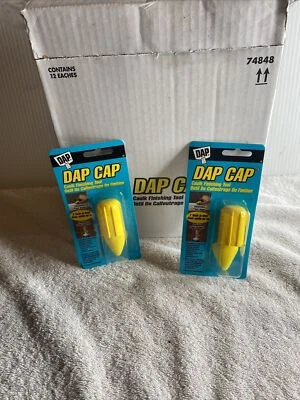 LOT OF 2 DAP CAP CAULK FINISHING TOOL 2 TOOLS IN ONE CAULKING NEW - Image 1 of 3