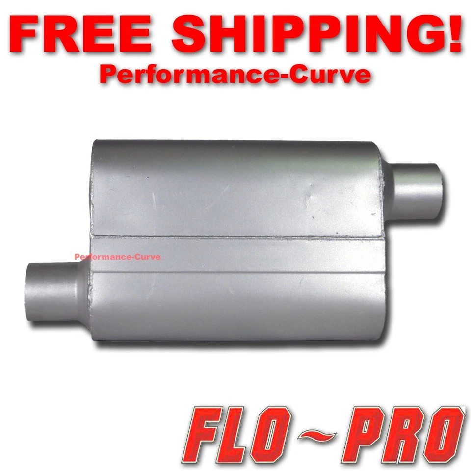 Silenciador de rua 2 câmaras Performance FLO-PRO Super V - 2,5" O/O - V42543 - Imagem 1 de 2