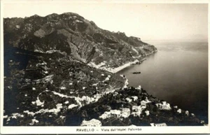 RAVELLO, ITALIA - VISTA DALI HOTEL PALUMBO - POSTAL FOTO REAL INDIVISA - Imagen 1 de 2