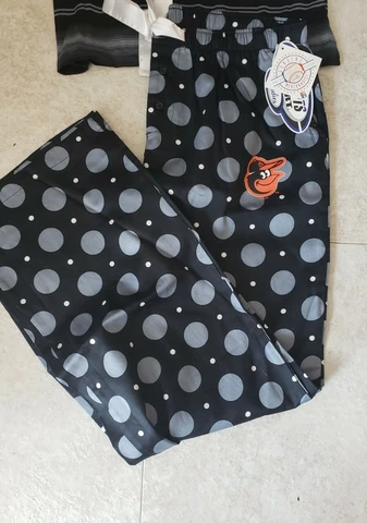 Baltimore Orioles black  Sleepwear Lounge PJs Pants Womens medium Cover