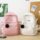 Canvas Schoolbag Durable Travel Bag New School Backpack