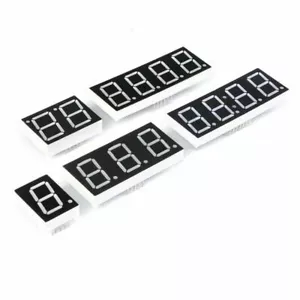 0.8" Red Led Display 7 Segment 1/2/3/4 Bit Digit Clock Common Cathode or Anode - Picture 1 of 8