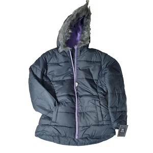 Rothschild Big Girls Quilt Puffer Coat size M with pockets (10/12) - Picture 1 of 7