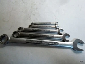 Craftsman SAE Combination Wrench Set 12 Point 5 Pc. Set 1/4” - 7/8" Inch VA/VV - Picture 1 of 5