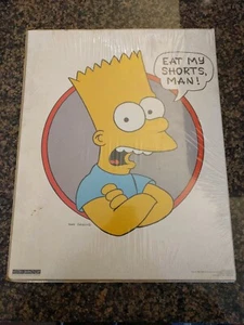 Bart Simpson I Simpson **Mangia i miei pantaloncini** TV Show 1990 Poster Display Sigillato - Foto 1 di 4