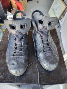 Jordan Retro 6 "Black Cat" 8 Good Condition, NEED REPAIR - Picture 1 of 8
