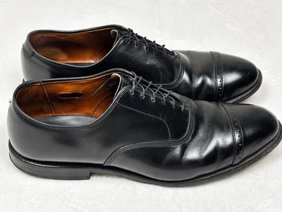 Allen Edmonds Fifth Avenue Shoes Mens Sz 12 D Black Oxford Cap Toe 5705 Made USA - Image 1 of 4