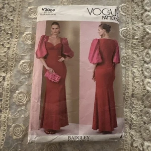 VOGUE PATTERN 2009 KLEID MISSES GR. 18 20 22 24 26 UNGESCHNITTEN NEU - Bild 1 von 5