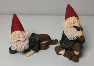 2er Set Yardworks Original Wichtel Garten Rasen 6 Zoll Figuren Wohndeko - Bild 1 von 8