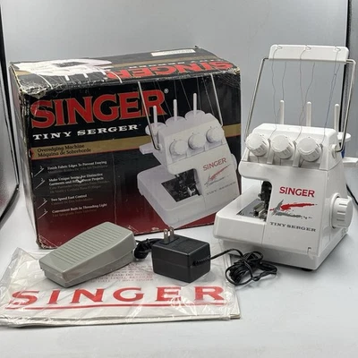 Singer Tiny Serger TS-380 Plus Overedge Sewing Machine w/ Pedal & Power Cord EUC - Image 1 of 4