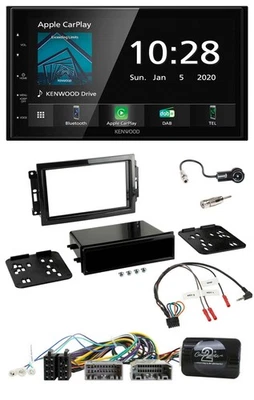 Kenwood Bluetooth Lenkrad DAB USB 2DIN Autoradio für Dodge Jeep - Bild 1 von 4