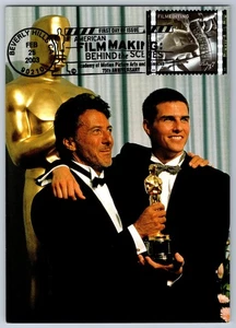 #3772h Film Editing E.T. FDC Maxi Card w/Pict Cancel Tom Cruise Dustin Hoffman - Picture 1 of 2