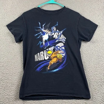 Camiseta De Colección Naruto Sasuke Shonen Salto Jóvenes Niños Talla Pequeña Y2K Foto 1 de 4