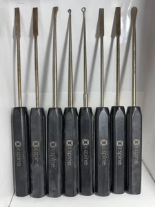 Lotto 8pz X-Spine Dritto Osteotomo Curetta Elevatore Strumenti Chirurgici - Foto 1 di 6