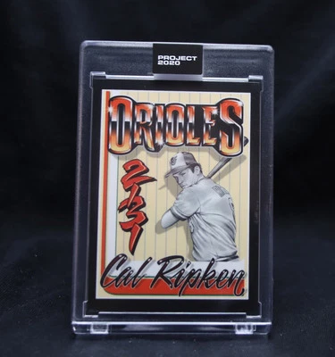 Cal Ripken Jr. 349 2020 Topps Project 2020 by Mister Cartoon PR: 2,707 (w/Box) - Image 1 of 2