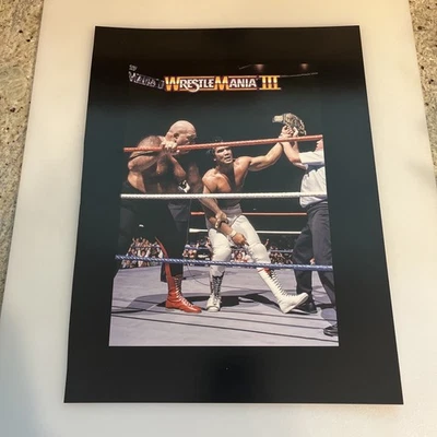 "Impresión de póster de la WWF WWE Ricky Steamboat Wrestlemania III Wrestling 10,5"" x 14""" Foto 1 de 2