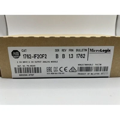 1762-IF2OF2 1762IF20F2  MicroLogix1200 Analog I/O Combo Module NEW FAST SHIP - Image 1 of 2
