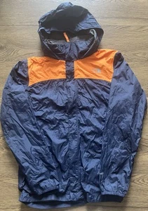 The North Face Boys Hyvent Windbreaker Hooded Waterproof Jacket Size XL, Navy - Picture 1 of 7