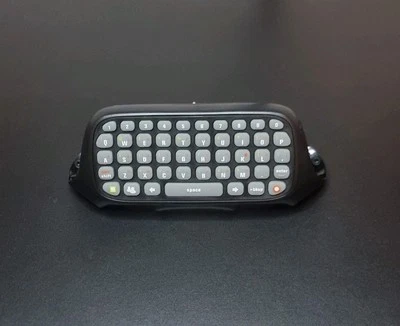 Official Microsoft Xbox 360 Messenger Chatpad Keyboard Keypad - Black - Image 1 of 3