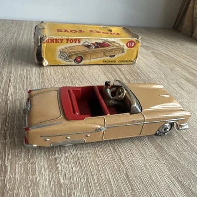 DINKY No.132 - PACKARD CONVERTIBLE, ORIGINAL BOX (1955-1961) - Image 1 of 4