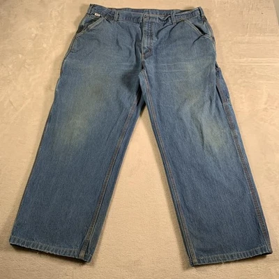 Carhartt FR Denim Jeans Mens 40x30(38x28) Blue Flame Resistant Workwear HRC2 - Image 1 of 4