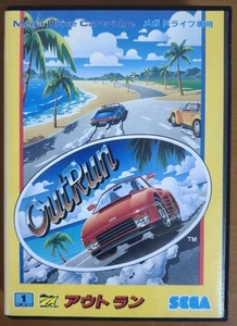 OutRun Mega Drive Japan With Case Tested SEGA Classic Racing Game - Picture 1 of 6