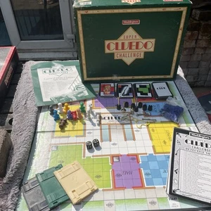 Waddingtons Vintage Super Cluedo Challenge Board Game 1986 , family fun - Picture 1 of 15