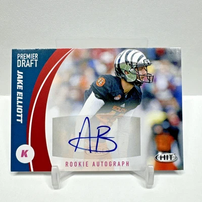 2017 Sage Hit Premier Draft Jake Elliott RC Auto - Image 1 of 2