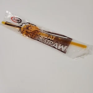 Cannuccia pubblicitaria vintage A&W ristorante GRANDE RADICE ORSO novità originale - Foto 1 di 5