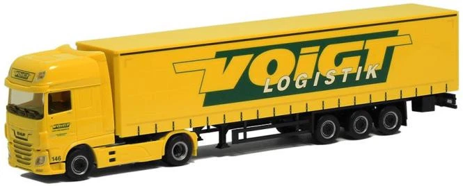 Herpa LKW DAF 106 XF Aerop. SSC Ga-KSZ Voigt Logistik - Bild 1 von 1