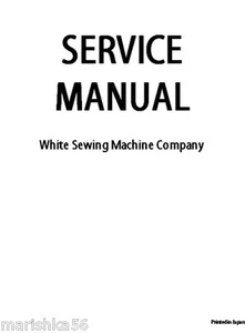 CD ** CÓMO REPARAR TU MÁQUINA DE COSER BLANCA * MANUAL DE SERVICIO - Imagen 1 de 3