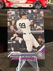 2023 Mlb Topps Now 904 Aaron Judge 3 Hrs - 2Nd Time New York Yankees Purple /25