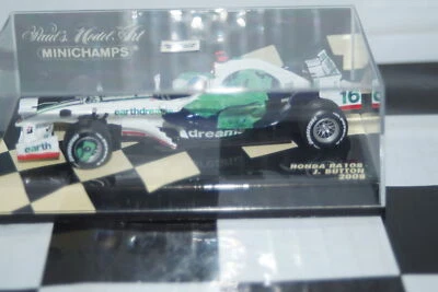 Minichamps Honda Racing F1 Team RA108 2008 J. Button #16 400 080016 1:43 - Image 1 of 4