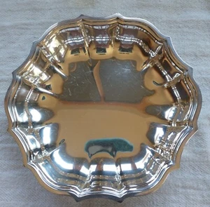 INTERNATIONAL SILVER SILVERPLATE BON BON CANDY NUT DISH CHIPPENDALE - Picture 1 of 6