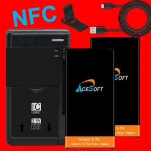 Replacement 2x 6820mAh NFC Battery+Charger f Samsung Galaxy S5 Active SM-G870A - Picture 1 of 1
