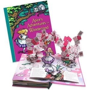 Alice In Wonderland Pop Up Book Signed 1st Edition by Robert Sabuda New - Picture 1 of 3