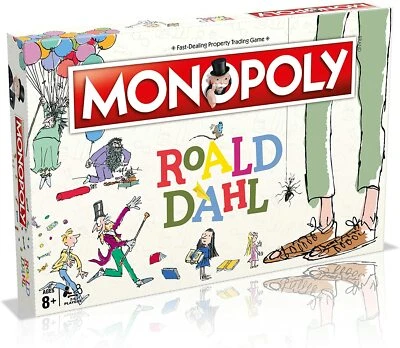 OFFICIAL ROALD DAHL MONOPOLY TRADING TRADITIONAL FAMILY BOARD GAME NEW - Image 1 of 4