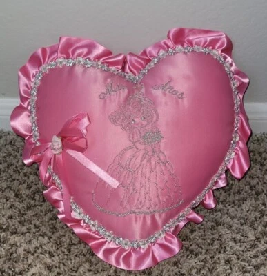 Mis 3 Años Quinceañera travesseiro de cetim e álbum de fotos, novo presente. - Imagem 1 de 4