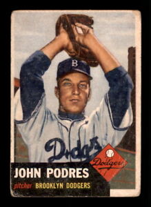 1953 Topps #263 John Podres