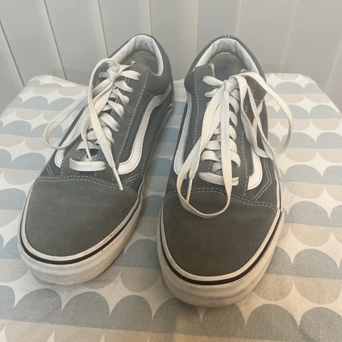 Scarpe da skate unisex blu scamosciate Vans. Taglia 7UK.