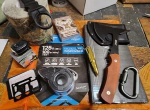 Outdoor Mans Gift Set, Fathers Day Gift, Grad Gift, 9 Piece - Picture 1 of 17