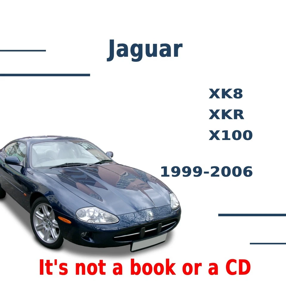 Manual de reparo para Jaguar XKR Jaguar XK8 Jaguar X100 - 1999-2006 em um USB - Imagem 1 de 1