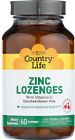 Country Life Zinc Lozenges Cherry 60 Lozenges