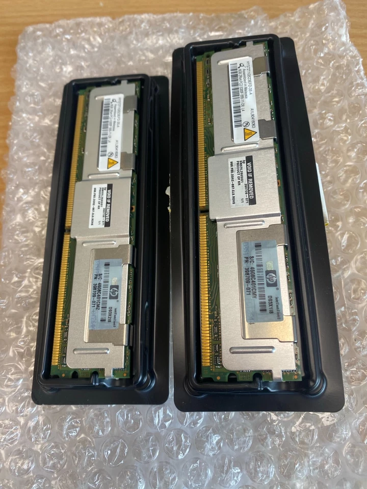 HYS72T1G523EFD-3S-A 16GB KIT PC2-5300F DDR2-667 Memory - 398709-071 413015-B21 - Image 1 of 3