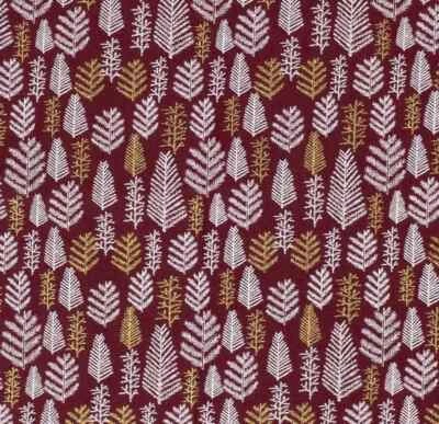 100% Baumwolle 100x145cm Weihnachten Tannenbaum, Stoffe, Patchwork, Bastelstoffe - Bild 1 von 2