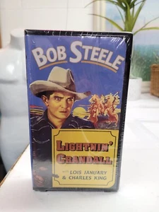 Bob Steele lightnin' crandall VHS FACTORY SEALED / r4 t6 - Imagen 1 de 3